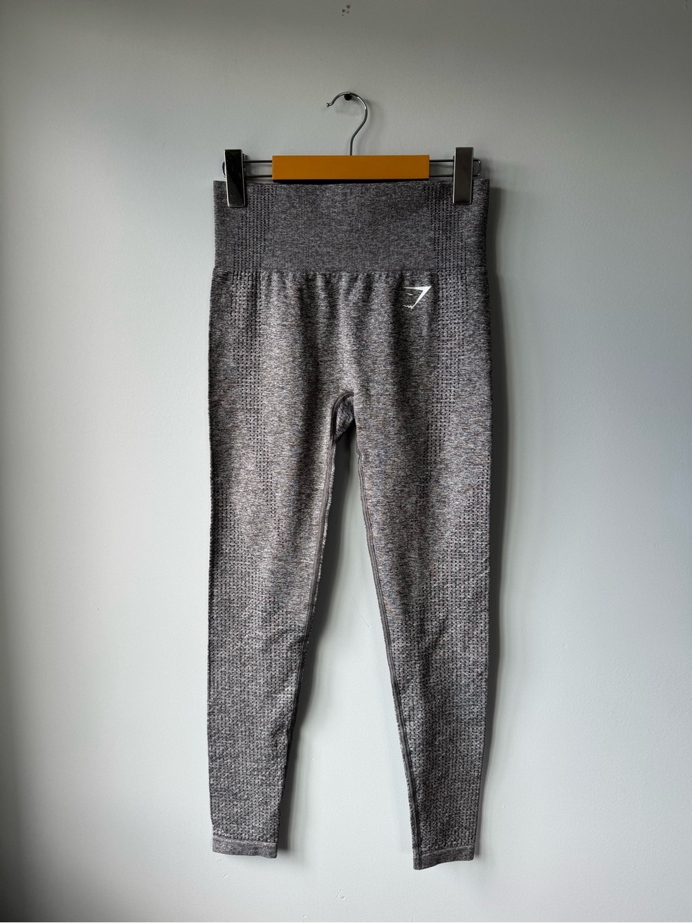 Gymshark Gray High-Waist Seamless Leggings - Picture 1 of 3